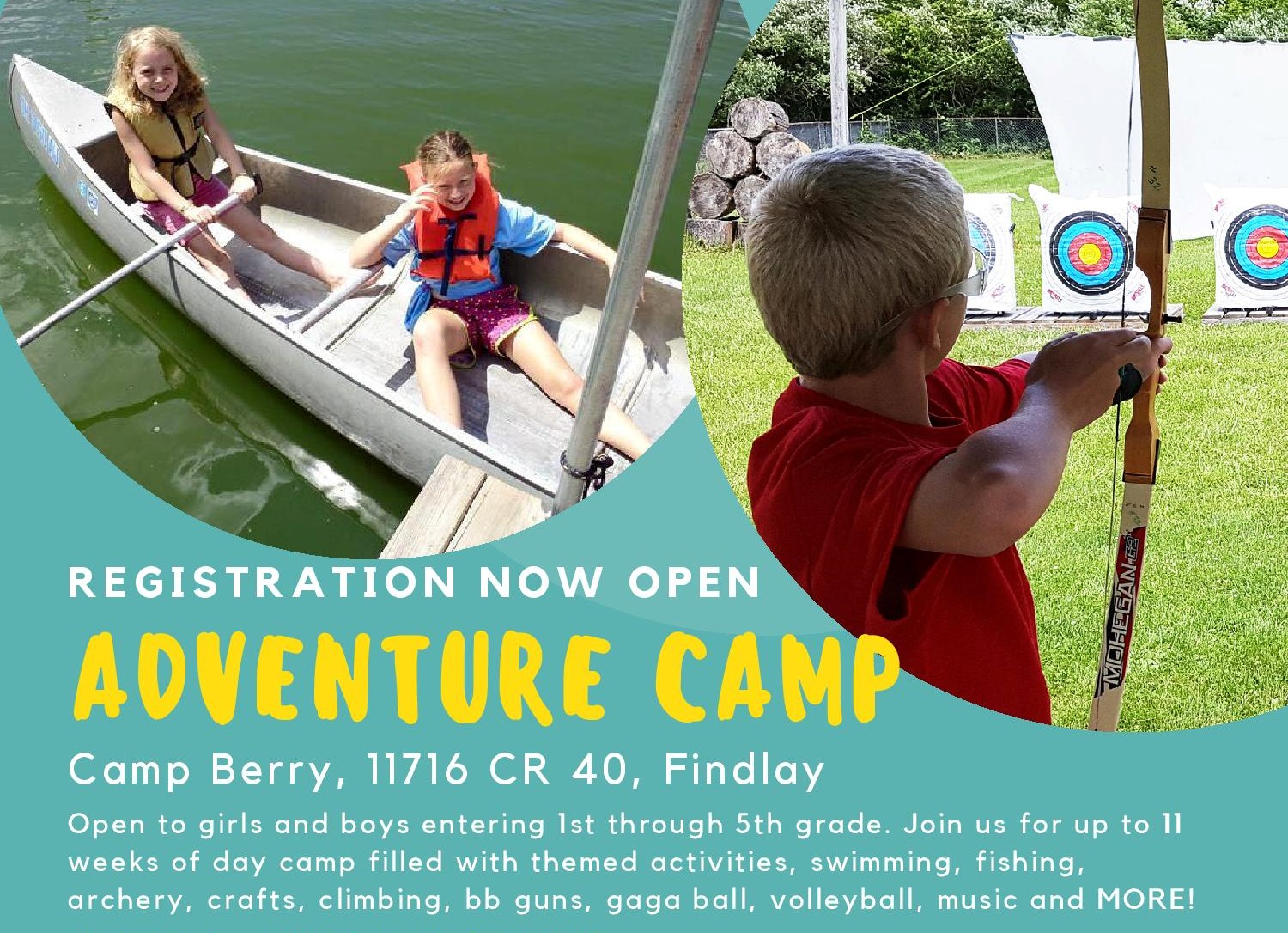 Adventure Camp Summer program for all youth